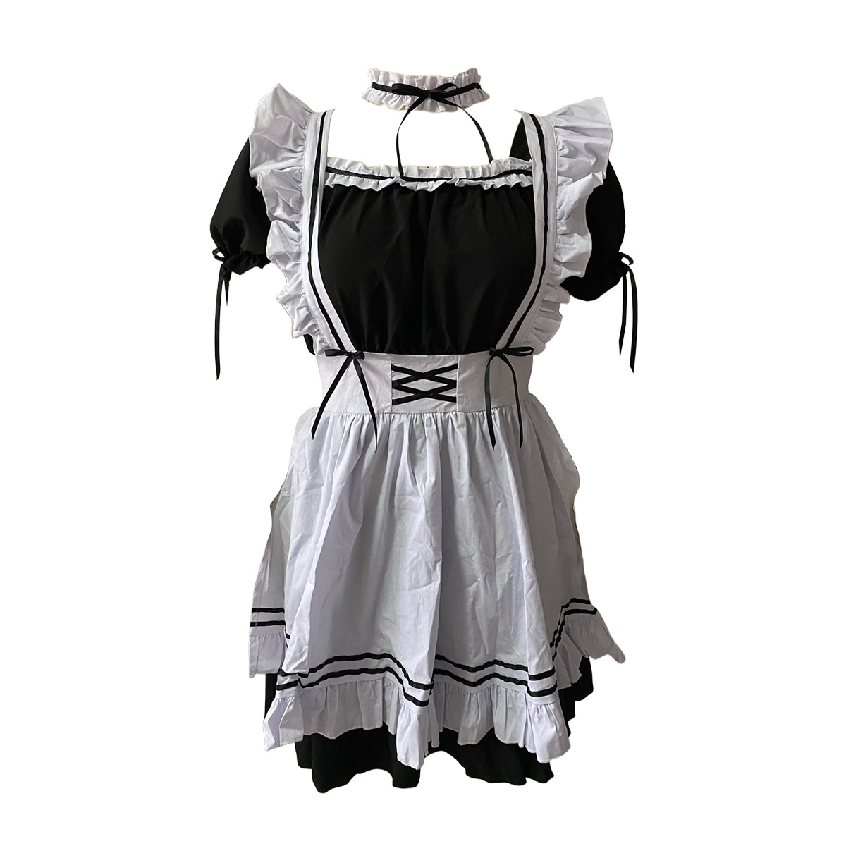 Sexy Lolita French Maid Costume Dress Stylish Student Cosplay Lingerie Dress